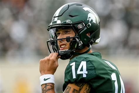 Michigan State Spartans Qb Noah Kim Says Competition Is Pushing Us All