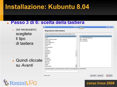 Installazione Kubuntu Corso Linux Riminilug Presenta Guida