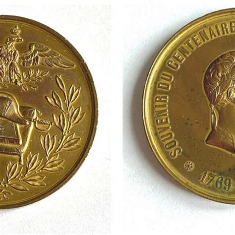 M Daille En Bronze Du Centenaire De L Empereur Napol On Ier