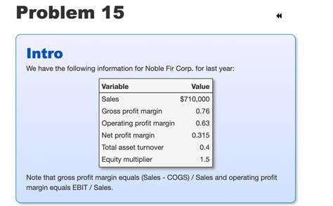 Solved 1 What Is The Company S EBIT Operating Profit 2 Chegg