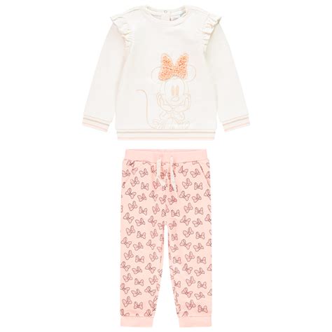 Jogging en molleton print Minnie Disney pour bébé fille Orchestra