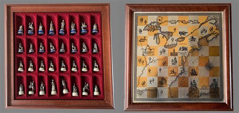 The Civil War Chess Set by Franklin Mint - www.ChessAntiques.com