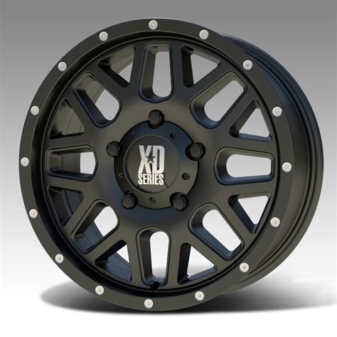 Xd Series Xd820 Grenade Van Satin Black Custom Wheels Rims Xd820 Grenade Van Xd Series