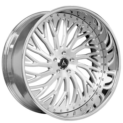 24 Artis Forged Wheels Biloxi Brushed Rims Atf133 9