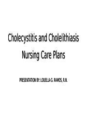 Pdf Cholecystitis And Cholelithiasis Nursing Care Plans Compress Pdf