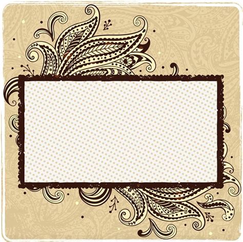 Free Download Vintage Border Vector - flatget