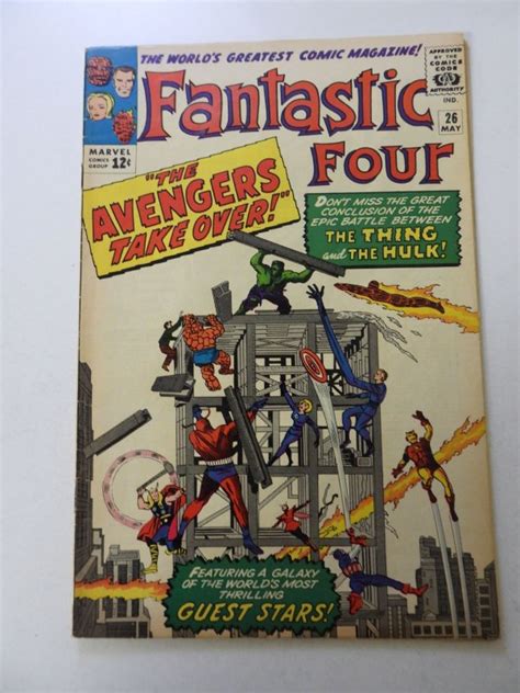 Fantastic Four #26 (1964) FN/VF condition "writing back cover" | Comic ...