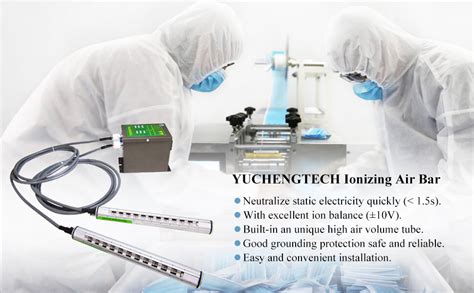 YUCHENGTECH Ionizing Air Bar Anti Static Ionizing Bar Static Eliminator