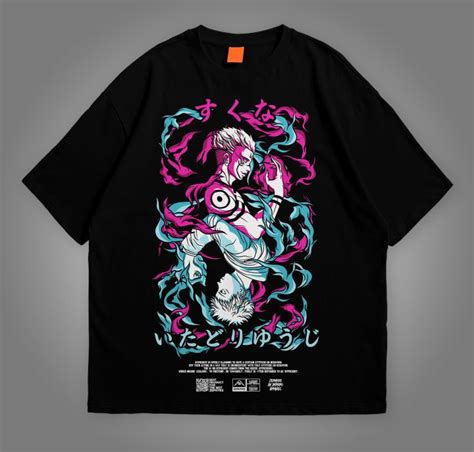 Baju Kaos Anime Itadori Yuji Sukuna Jujutsu Kaisen Lazada Indonesia