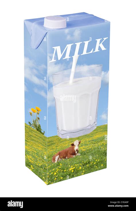 Beverage milk carton Stock Photo - Alamy