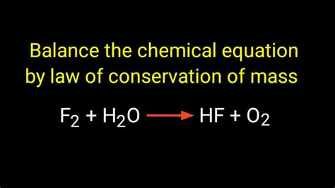 F2 H2o Hf O2 Balance The Chemical Equation Mydocumentary838 F2 H2o Hf O2 Balance The Equation