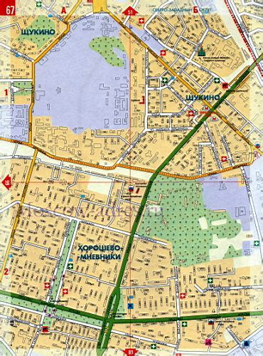 Карта СЗАО Москвы. Подробная карта СЗАО Северо-западного округа г ...