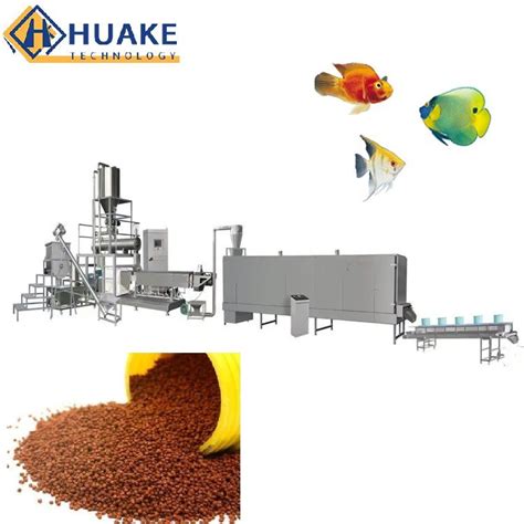 Sinking Floating Fish Feed Making Extruder Machinery Pet Food