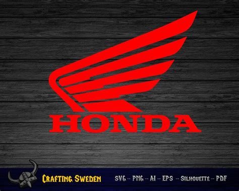 Honda Motorcycle Logo For Cutting Svg Ai Png And Etsy