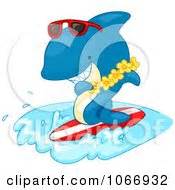 Royalty-Free (RF) Surfing Shark Clipart, Illustrations, Vector Graphics #1