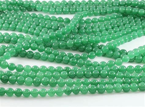 Wholesale Green Aventurine 468101214 Mm Smooth Round Etsy