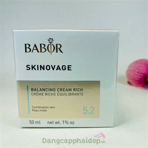 Babor Skinovage Balancing Cream Rich dưỡng ẩm cân bằng da hỗn hợp