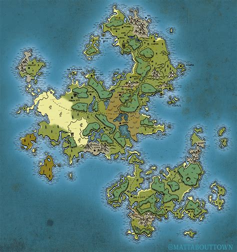 Fantasy Island Map