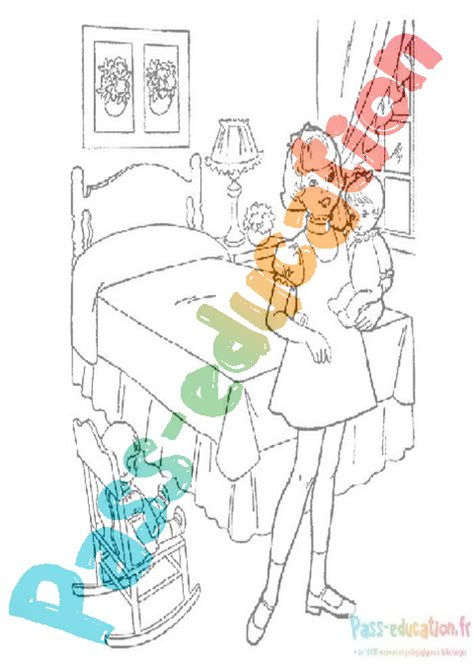 Coloriage gratuit petite fille téléchargez et imprimez des dessins