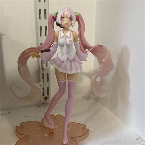 Hatsuno Miku Sakura figure #anime #hatsunomiku... - Depop