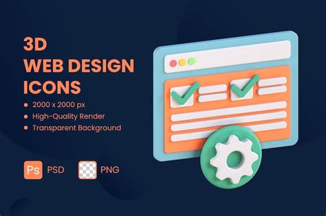 Pruebas Web De Ilustraci N De Icono D Archivo Psd Premium