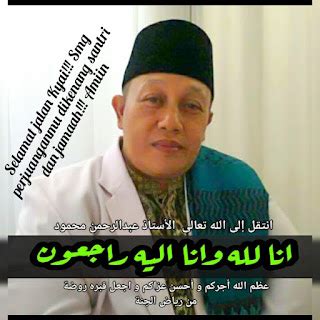 Kabar Duka Menyelimuti Warga Tambora Ketua Forsima Ustadz Oo Suyitno