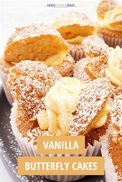 Vanilla Butterfly Fairy Cakes Feast Glorious Feast