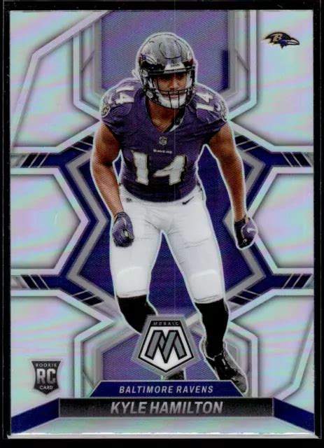 Panini Mosaik Kyle Hamilton Baltimore Ravens Silber Holo Prizm Eur