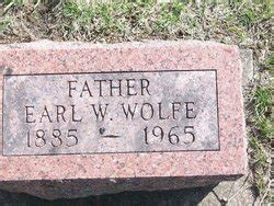 Earl William Wolfe 1885 1965 Mémorial Find a Grave