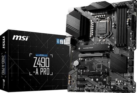 Msi Z A Pro Proseries Atx Motherboard Generaci N Intel Core