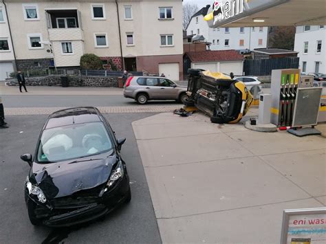 Unfall An Tankstelle 50 000 EUR Sachschaden Notruf112 Tv