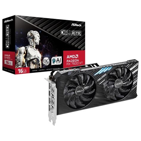 Radeon RX 7600 XT Challenger 16GB OC ASRock グラフィックボード RADEON RX 7600