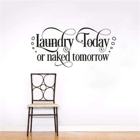 Laundry Wall Decal Quote Laundrys Room Removable Quote Vinyl Wall