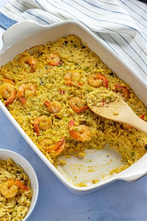 Easy Shrimp And Rice Casserole My Kitchen Serenity