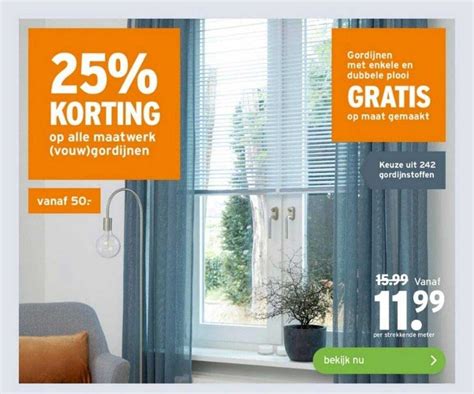 Op Alle Maatwerk Vouw Gordijnen Aanbieding Bij Gamma Folders Nl