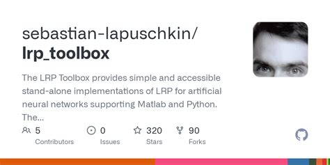 Github Sebastian Lapuschkin Lrp Toolbox The Lrp Toolbox Provides