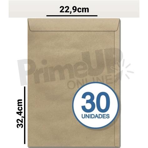 Envelope Kraft Cabe A4 22 9cm X 32 4cm 80g Kn32 Pacote 30