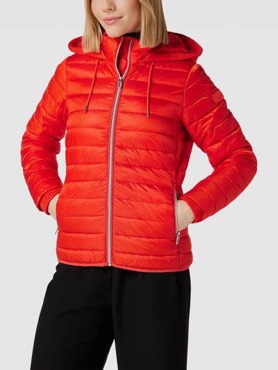 Tom Tailor Steppjacke Mit Kapuze Rot Online Kaufen