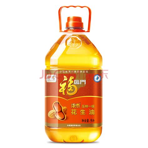 福临门 食用油 浓香压榨一级 花生油5l 中粮出品 福卡商城