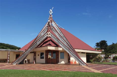 Te Rau Aroha Marae The Main Building Visible Is The Wharenui Tahu P