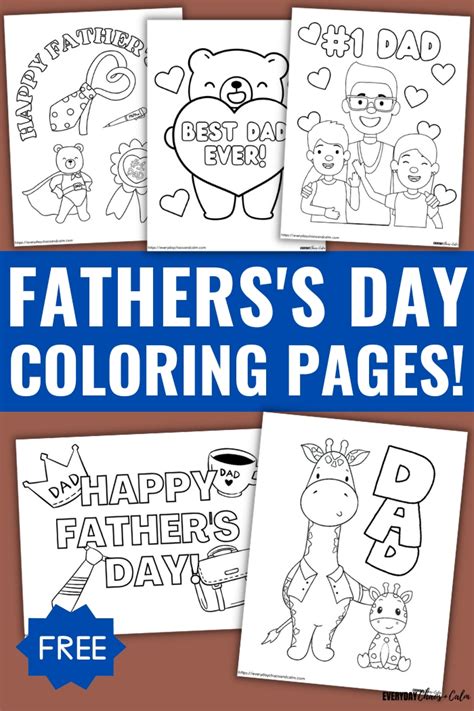 Free Father's Day Coloring Pages