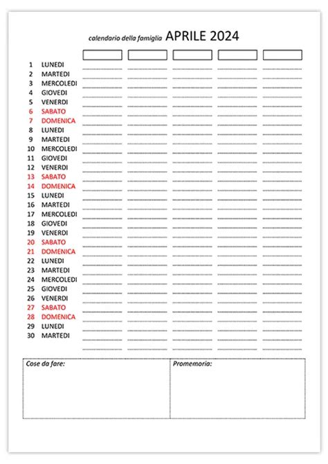 Calendario Della Famiglia 2024 Da Stampare Jubilaum Su Calendari Da