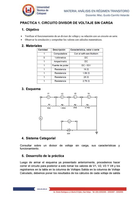 Práctica 2 Simulacion mediante Multisim Warning TT undefined