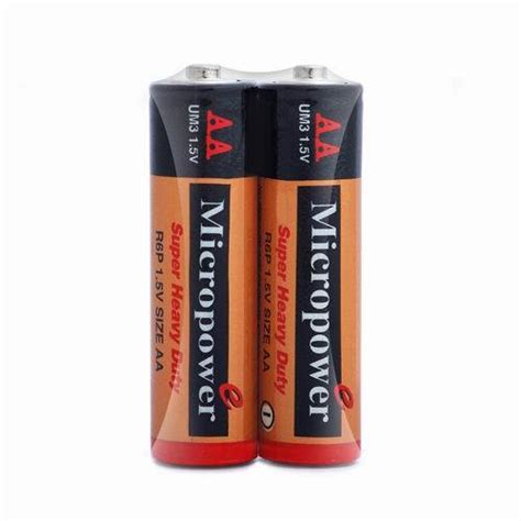 Micropower Super Heavy Duty Dry Battery AA R6p Battery And Dry