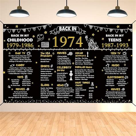 Amazon Darunaxy Th Birthday Black Gold Party Decoration Back In