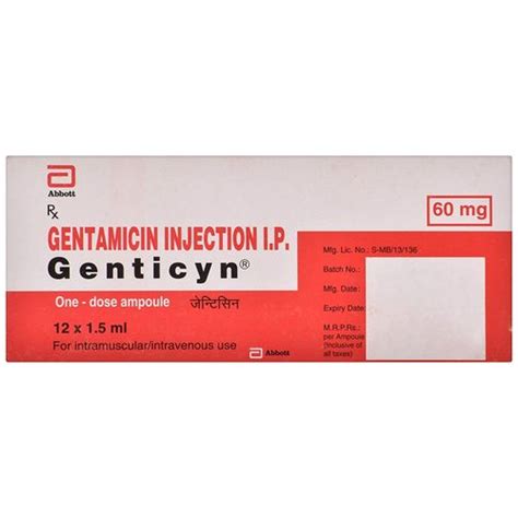 Gentamicin Injection Grade A At Best Price In Surat Medzeel Lifescience