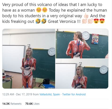 Clever Third Grade Teacher Shows Up In A Full Bodysuit To Teach Anatomy