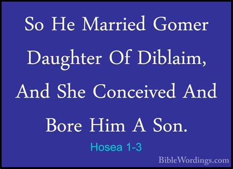 Hosea 1 - Holy Bible English - BibleWordings.com