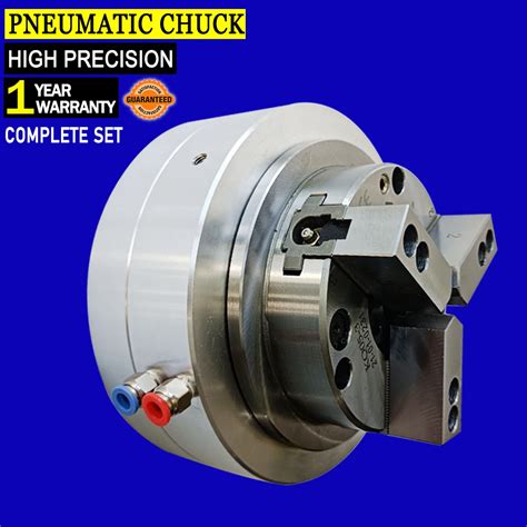 Inch Mm Jaw Hollow Pneumatic Lathe Chuck Front Mounted Kq