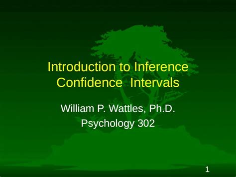 PPTX Introduction To Inference Confidence Intervals DOKUMEN TIPS